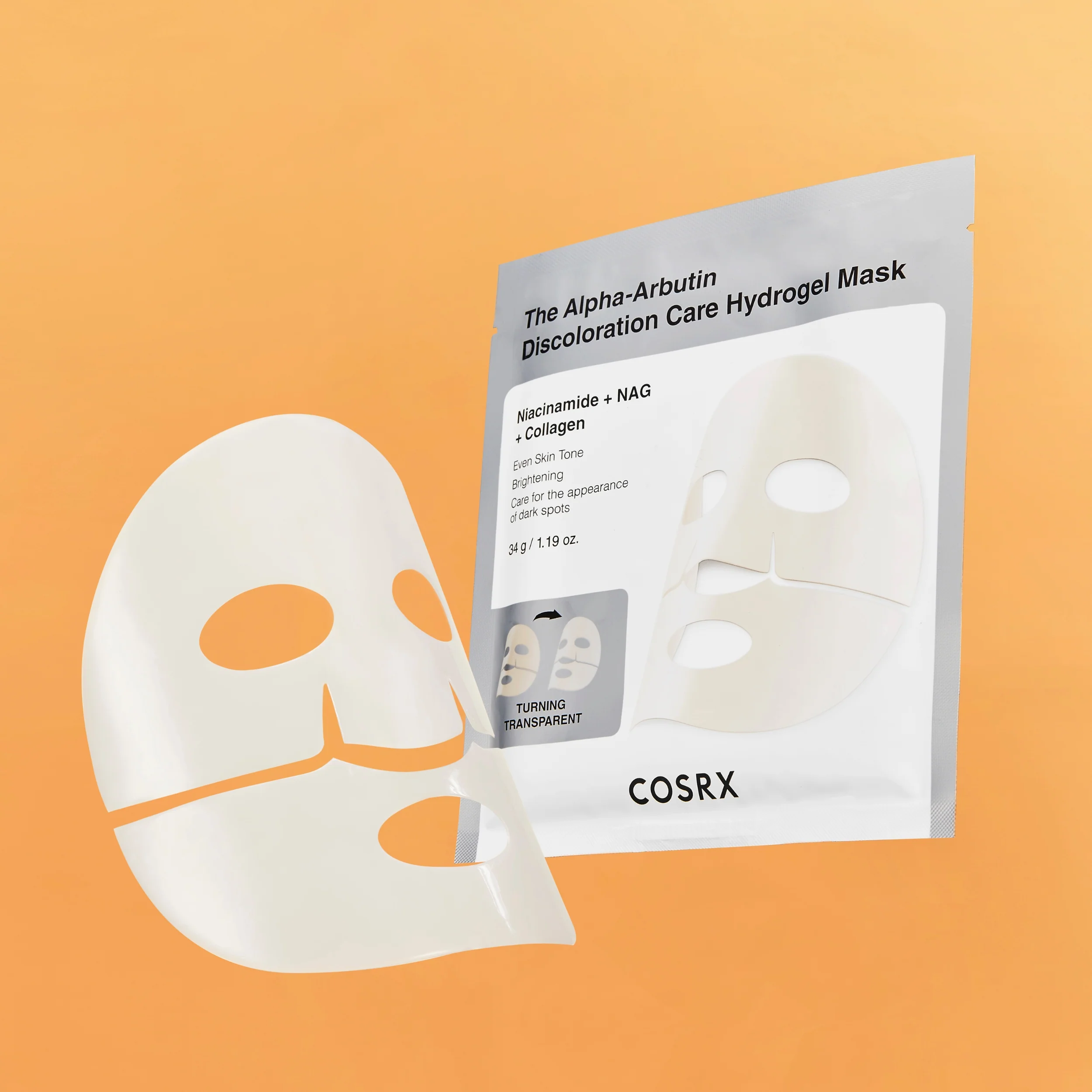 COSRX The Alpha-Arbutin Discoloration Care Hydrogel Mask 3pcs - Image 4